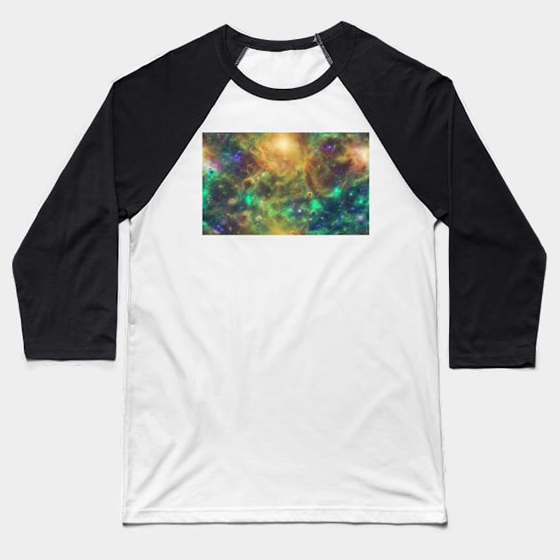 Seamless Stellar Cosmos Texture Patterns XVIII Baseball T-Shirt by newdreamsss